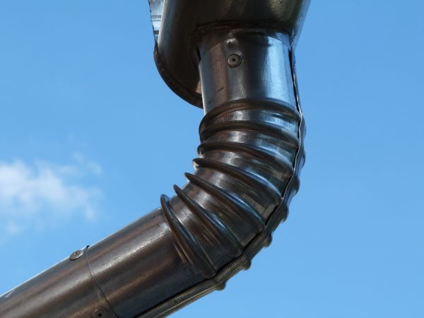Metal Downspout Installation in Wexford