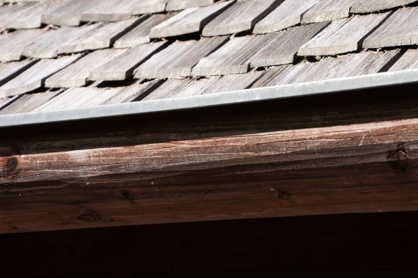 Wood Rain Gutter Installation in Wexford